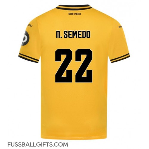 Wolves Nelson Semedo #22 Fußballbekleidung Heimtrikot 2024-25 Kurzarm